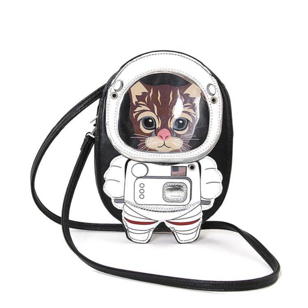 Cat 🐱 astronaut 👩‍🚀 bag 💼